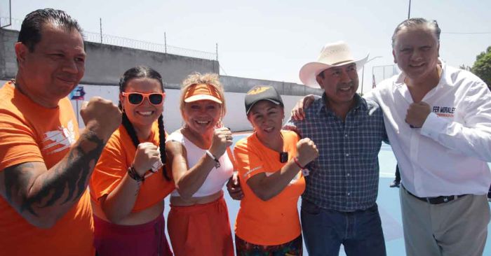 Fernando Morales y Sof&iacute;a Pezzat impulsan el deporte en Puebla