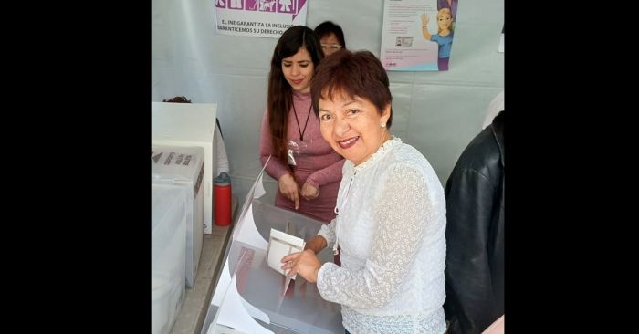 Invita Lilia Cedillo a la sociedad a acudir a las urnas para decidir el rumbo del pa&iacute;s