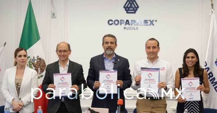 Presenta Riestra su proyecto a la Coparmex