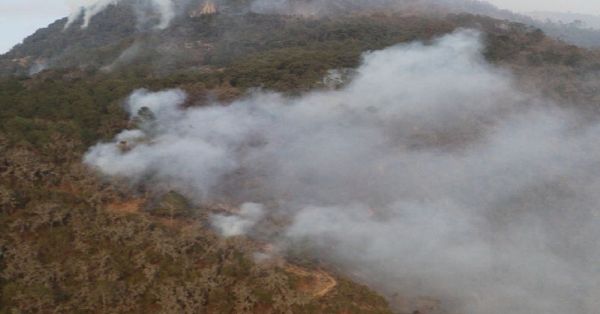 Hay seis incendios forestales activos tiene Puebla