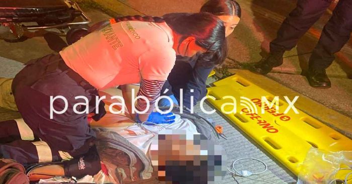 Arrolla unidad de RUTA a motociclista en la 11 Norte