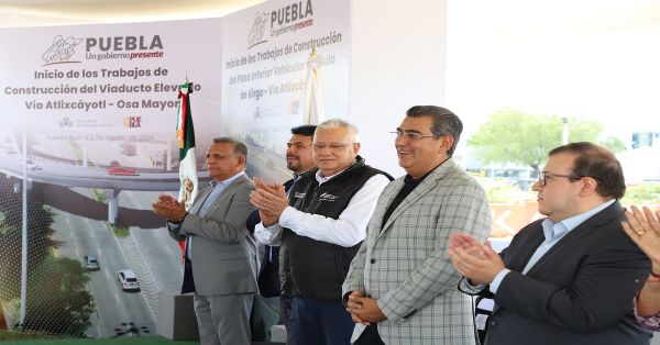 Continúan estrategias de movilidad en Puebla: Sergio Salomón