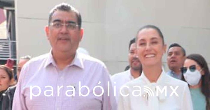 Halaga Sheinbaum a Sergio Salomón y augura éxito a Armenta