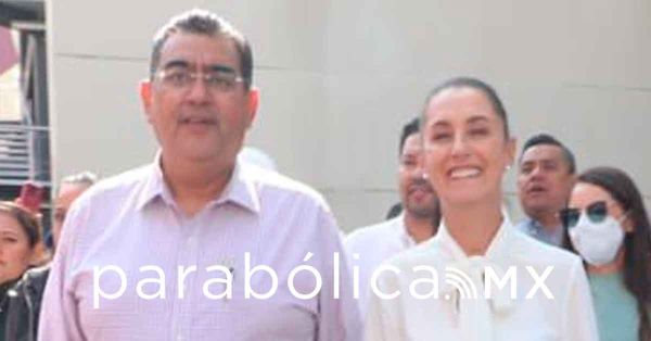 Halaga Sheinbaum a Sergio Salomón y augura éxito a Armenta