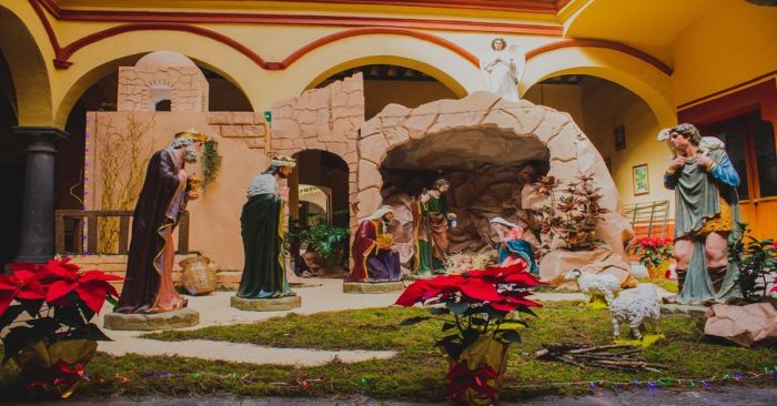 Exhiben nacimiento en la Curia de la Arquidiócesis de Puebla