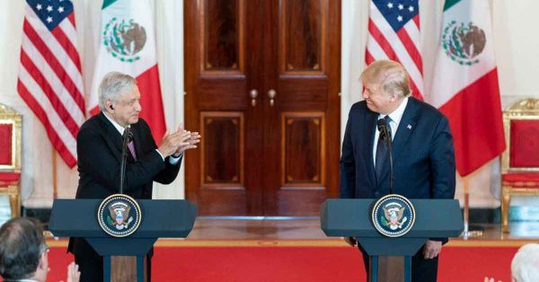 Cerrar la frontera ser&iacute;a &ldquo;convocar una rebeli&oacute;n: AMLO en carta a Trump