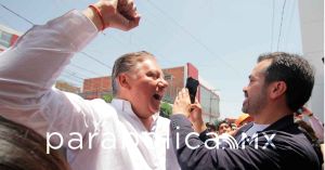Apoya Fernando Morales a Jorge Máynez en su visita a Puebla