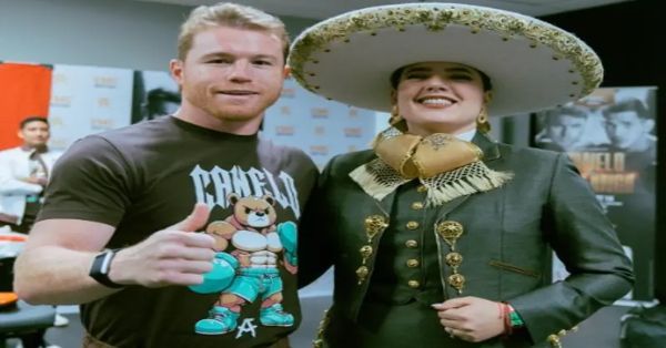 Habla Camila Fernández de su error al cantar el Himno Nacional en pelea de &#039;Canelo&#039;