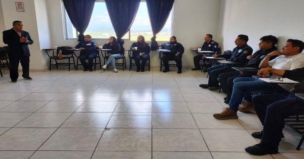 Continúa la capacitación de policías en San Andrés Cholula