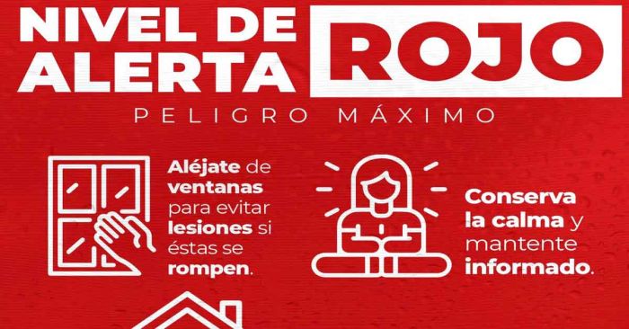 Entra Quintana Roo en Alerta Roja por Beryl