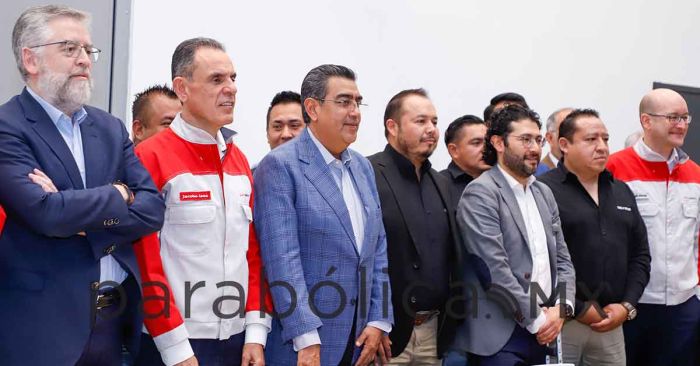 Sostiene Sergio Salomón encuentro con Audi y Sitaudi