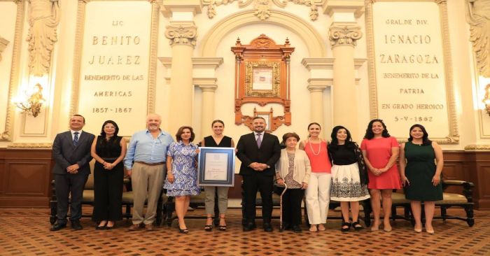 Reconoce Ayuntamiento de Puebla labor de Mariana Wenzel González