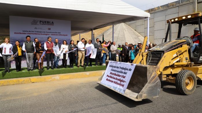 Inicia construcci&oacute;n del Distribuidor Vial Perif&eacute;rico Ecol&oacute;gico-Bulevar Atlixc&aacute;yotl