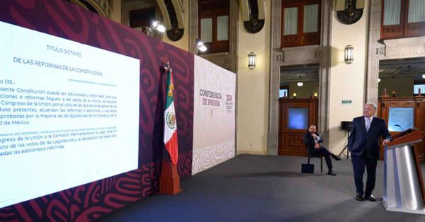 Arremete AMLO contra jueces por frenar la Reforma Judicial
