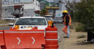 Recuerda el cierre temporal de la lateral en la Vía Atlixcáyotl