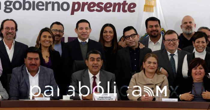 Ofrece Sergio Salomón su último rueda de prensa