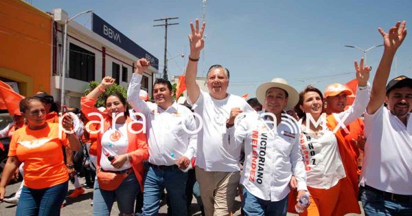 Realizan Fernando Morales y Jos&eacute; Luis Torres caminata en Huejotzingo