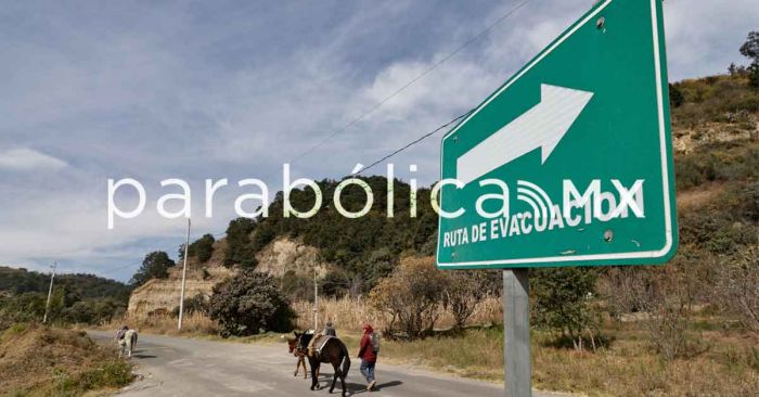 Lista la ruta de evacuación de Paso de Cortés