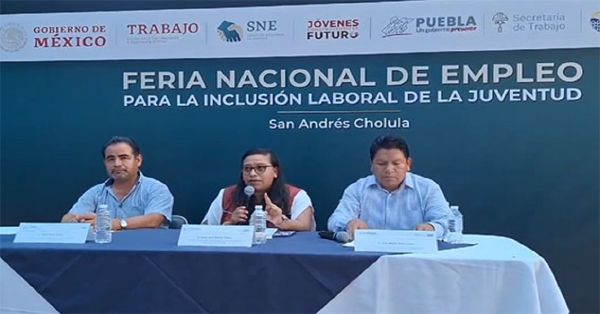 Anuncian Feria Nacional de Empleo en San Andrés Cholula