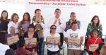Entrega Sergio Salomón carretera Tecamachalco- Xochitlán Todos Santos