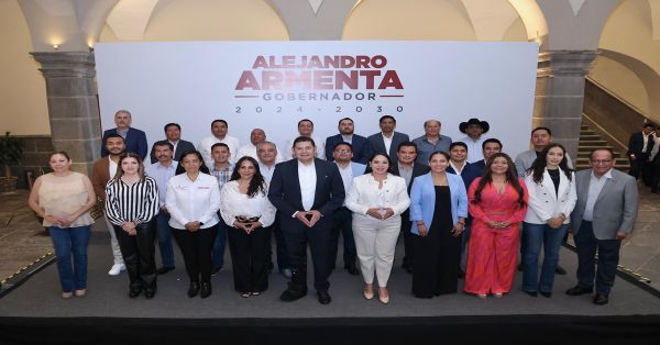 Juntos Armenta y alcaldes electos por el bienestar y la seguridad de las familias poblanas