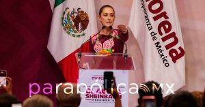 Se reúne Claudia Sheinbaum con habitantes de Tehuacán