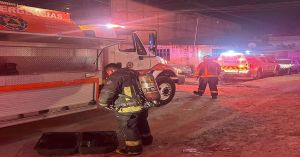 Quema de pirotecnia terminó en incendio de una vivienda en Puebla