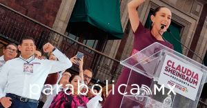 Acompaña Armenta el cierre de campaña de Sheinbaum