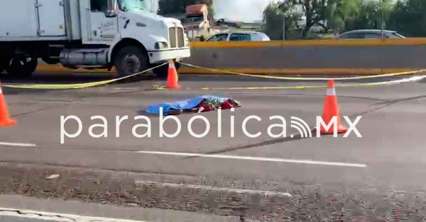 Atropellan a un hombre en la M&eacute;xico-Puebla cerca del Bulevar Aeropuerto
