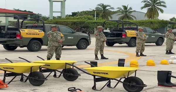 Activa Sedena el Plan DNIII-E en Colima ante arribo de 'John'
