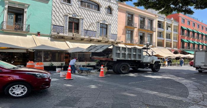Reducción de carriles en Juan de Palafox, toma precauciones