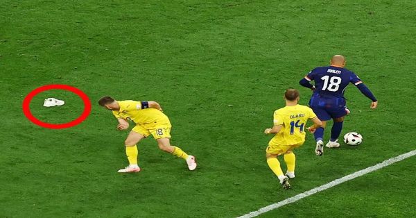 Aventaron tenis para impedir que anotara en la Eurocopa