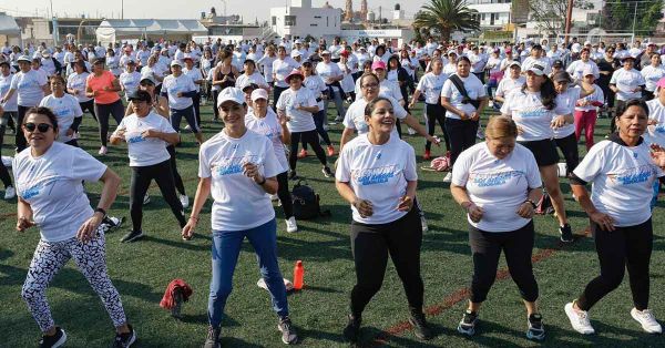 Participa Lupita Cuautle en "Actívate San Andrés Cholula"