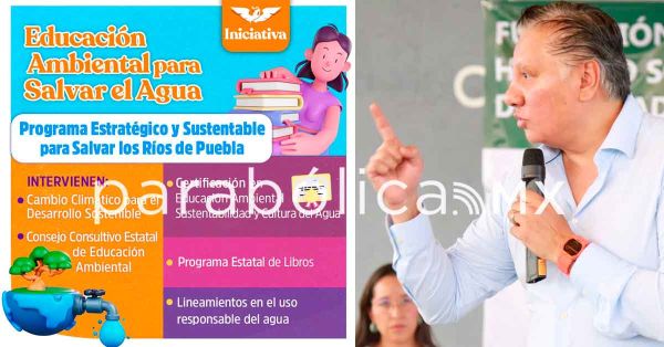 Detalla Fernando Morales la iniciativa para "Salvar el Agua de Puebla"
