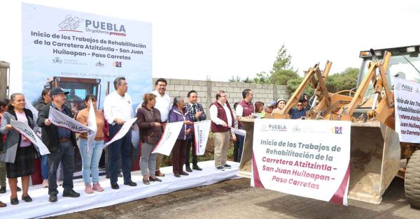 Inicia rehabilitación de carreteras en Atzitzintla
