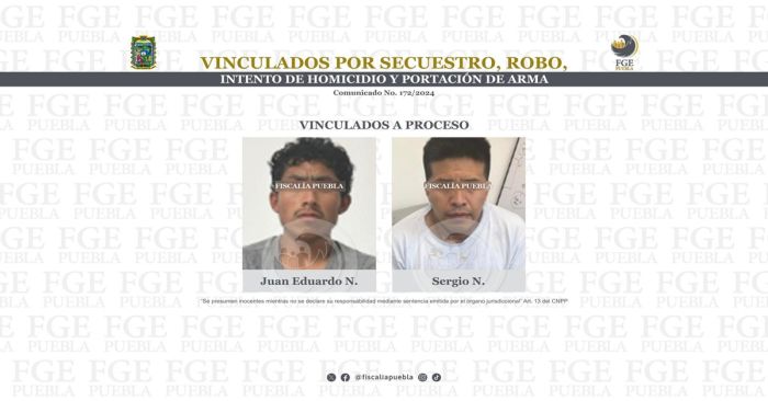 Detienen a dos por intento de secuestro y portación de arma de fuego