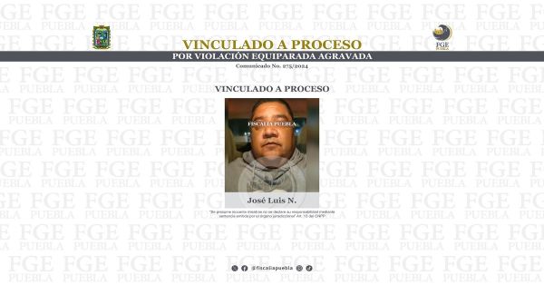 Detienen a José Luis N. se le acusa por violación equiparada