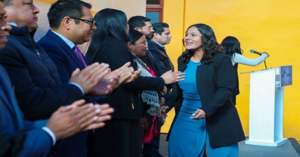 Propone Lupita Cuautle fortalecer los valores para el bienestar de San Andrés Cholula