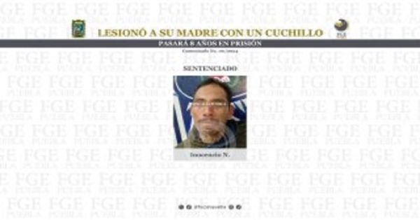 Detienen a Inocencio N., por los delitos de violencia familiar