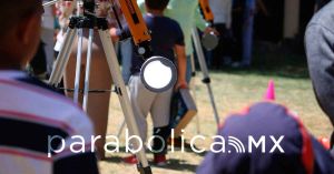 Asombra a la comundad científica en Puebla el Eclipse Solar