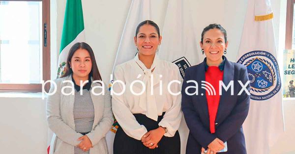 Se reúne Lupita Cuautle con miembros del Consejo Estatal de Seguridad Pública