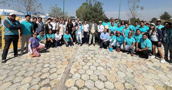 Inaugura BUAP “Plazuela de la Sostenibilidad” con adoquines de unicel reciclado