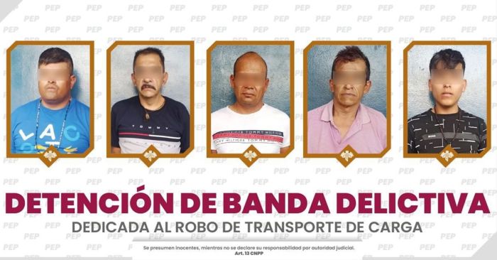 Cae banda dedicada al robo de transportes en la Puebla-Orizaba