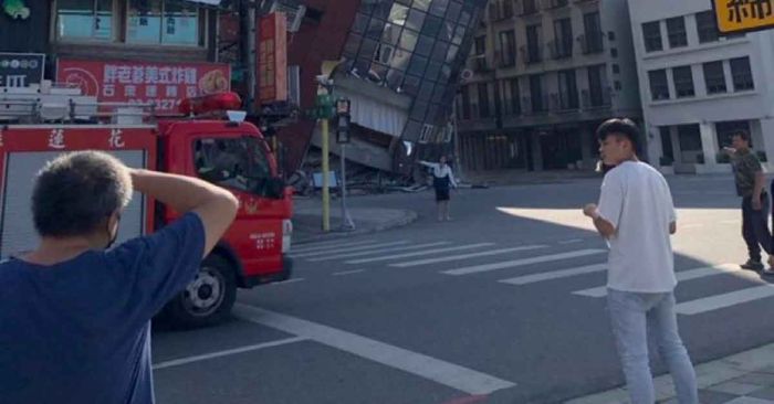 Azota terremoto a Taiwán