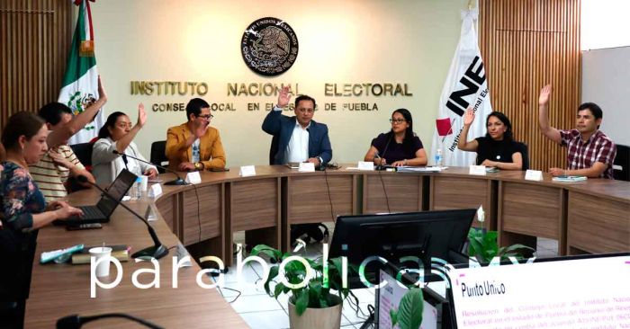 Confirma INE en Puebla acuerdo impugnado sobre negativa de registro de candidaturas