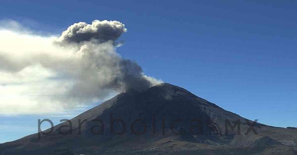 Tuvo Popocatépetl 47 exhalaciones en 24 horas