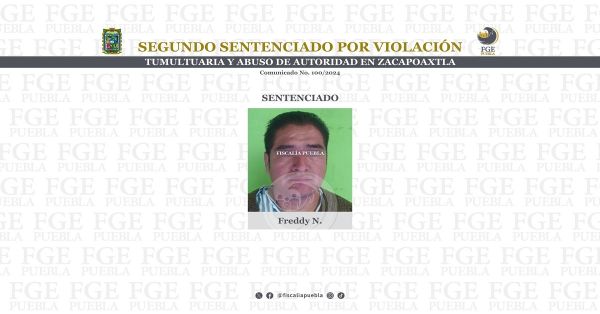 Detienen a Freddy N. por los delitos de violación equiparada