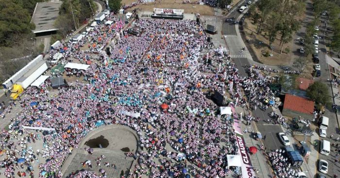 Arrasan Sheinbaum, Armenta y Chedraui en Puebla