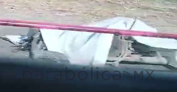Muere motociclista tras ser atropellado en Atencingo