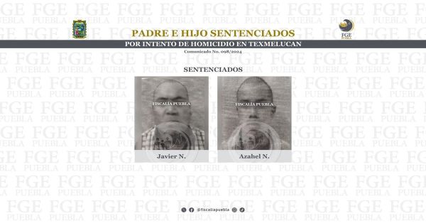 Detienen a Javier N. y Azahel N., por el delito de homicidio calificado en grado de tentativa